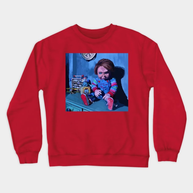 Chucky Childs Play 2 Crewneck Sweatshirt by Art Of Lunatik